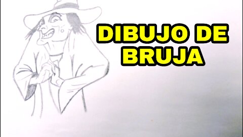 Dibujo de una bruja en rumble