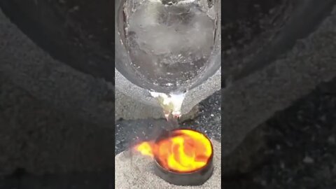 💡 Metal Casting with Aluminum #fyp #shorts #viral #youtubeshorts
