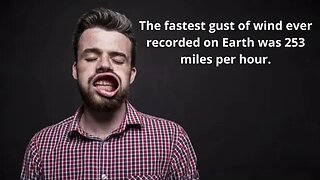 The fastest gust of wind ever recorded on Earth was 253 miles per hour #curiosity