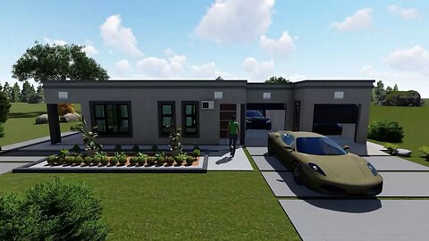 Solar Powered Two Bedroom - With double Garage and open plan