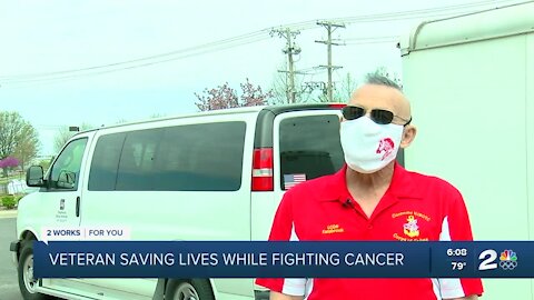 Claremore veteran saving lives while fighting cancer