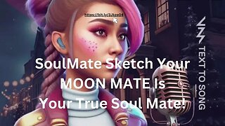 MOON MATE - SOUL MATE SKETCH, Your Moon-Mate Is Your True Soul-Mate!