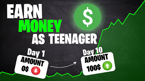 How To Earn Money Online As A Teenager