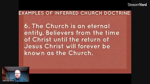 Ecclesiology - Lesson 1 - Overview