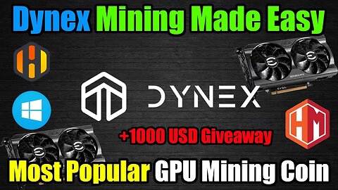 How To Mine DYNEX *UPDATED* Fast And EASY!!