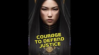 COURAGE TO DEFEND JUSTICE, ( AI ART, AI GENERATORS ) @MIX_IMAGI