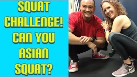 Squat Challenge! Can You Asian Squat?! | Dr K & Dr Wil