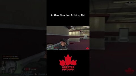 LivePD Canada #shorts 1 Cop Takes Out 2 Active Shooters In Ontario Hospital #fivem #fivemhighlights