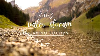 Water stream water sounds, relaxation, sleep