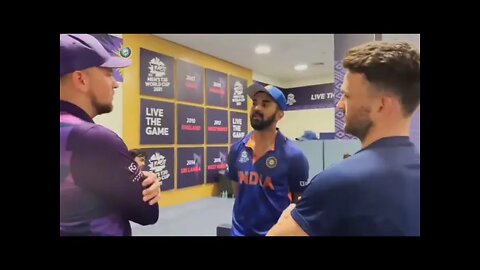 Ms Dhoni , Rohit Sharma and Kl Rahul with Scotland Player's #short #msdhoni