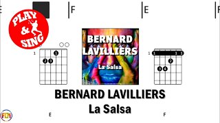 BERNARD LAVILLIERS La Salsa FCN GUITAR CHORDS & LYRICS