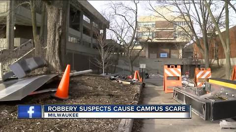 Robbery suspects cause scare at UW-Milwaukee campus