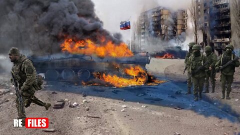 Brutal attack (May 01,2022) Ukrainian Gepard Tanks Intercepts Russian Armored Vehicle in Mariupol