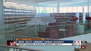 Newest Johnson County library opens Sunday
