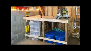 Build a Workbench for Less Than $100 & Organizing Your Work Space - TWE 0331
