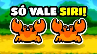 Esse DESAFIO Foi MEME D+ 😂! SÓ VALE CRAB🦀 no Super Auto Pets