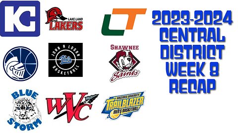 2023-2024 NJCAA Central District Week 8 Recap