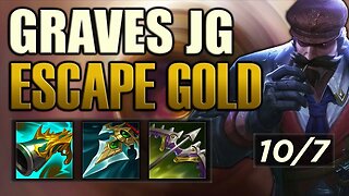 Escaping GOLD! How to CARRY in Season 13 with Graves Jungle!