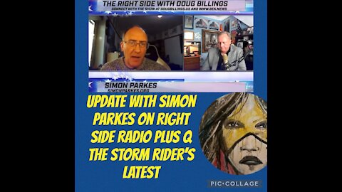 Simon Parkes on Right Side Radio & Q The Storm Rider