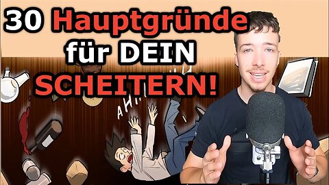 DARUM erreichst du DEINE Ziele nicht! 30 Hauptgründe für Versagen!