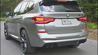 BMW X3M Competition US specification driving, interior and in detail 16 minutes