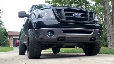 2007 Ford F-150 5.4 3v MBRP 3” Turn Down Exhaust Sounds
