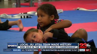 Local jiu jitsu team made history in 2018 kids world championship