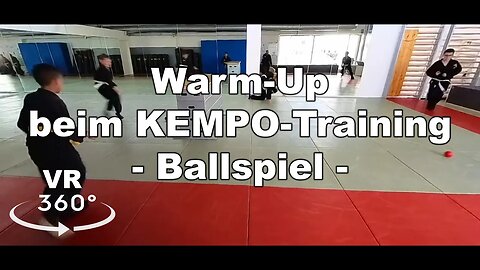 Warm-Up im KEMPO-Training: Ballspiel am 23.6.2023 im KEMPO STUDIO VR - 360° - 4K