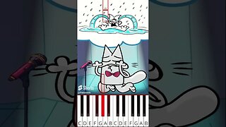 The saddest song is Pet's story, based on true stories 😿😺🕺 (@tedandpet) - Octave Piano Tutorial
