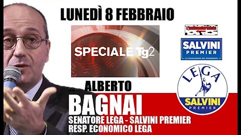 🔴 Intervista al Sen. Alberto Bagnai a TG2 Speciale "Draghi: verso il Governo"