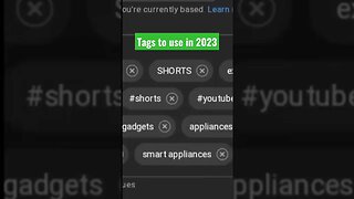 Tags For Your YouTube Short Videos #shorts