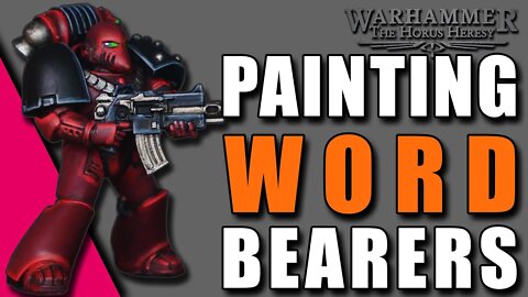 Heresy era WORD BEARERS painting | Horus Heresy | 17th Legion