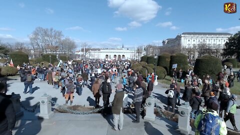 Wiener Demo "Für die Freiheit" am 6. März 2021 - 1. Teil des Video-Livemitschnittes