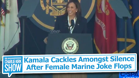 Kamala Cackles Amongst Silence After Female Marine Joke Flops