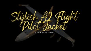 A2 FLIGHT || COCKPIT || PILOT JACKET