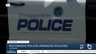Escondido police upgrades policies