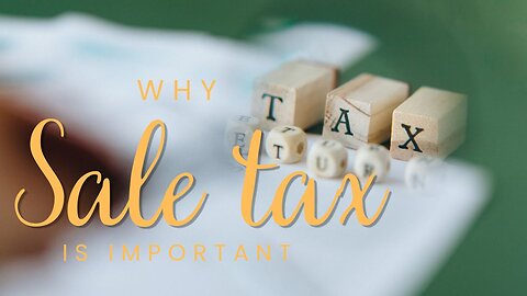 Three Pillars: The Importance of Sales Tax for Economy