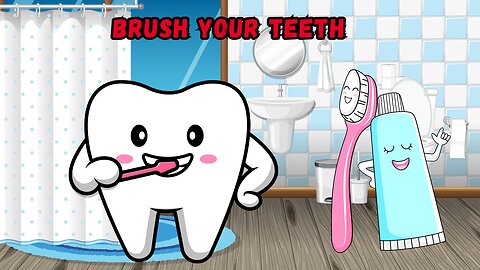 Nursery rhyme Brush your Teeth song in english for kids & Preschool Toddlers