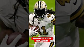 Alvin Kamara hit With 3 game SUSPENSION! Did the #nfl go too easy on him? 🏈#nflnews