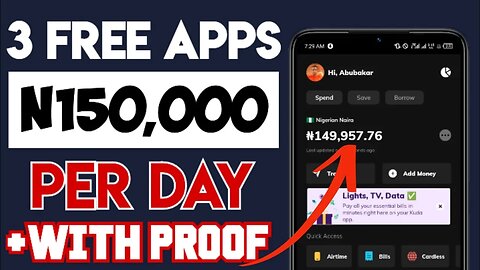 3 FREE apps that made me ₦150,000 per day online (new earnings app today)