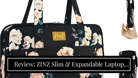 Review: ZINZ Slim & Expandable Laptop Case 14-15 inch Briefcase for Women, Ultra Protection Sle...