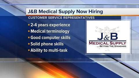 Workers Wanted: J&B Medical Supply now hiring