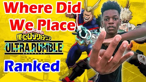 We Were NOT Ready For Rank AT ALL!! Ft. Kojin | My Hero Ultra Rumble