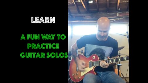 A Fun Way To Practice Guitar Solos To Get Better Fast! - Beginner To Intermediate Guitar Players