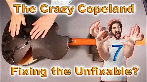 A Smashed Copeland Guitar - The Penultimate video and the penultimate nutty thing to do. Part 7