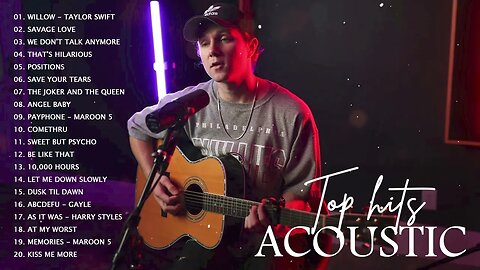 New Popular Songs Acoustic Cover Top Hits Acoustic Music 2022 Playlist Best Acoustic Songs 2022