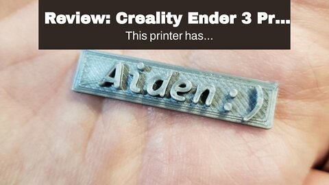 Review: Creality Ender 3 Pro 3D Printer with Glass Plate, Upgrade Cmagnet Build Surface Plate a...