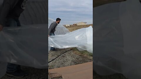 My Greenhouse Cover Was DESTROYED in a Storm!
