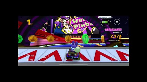 Mario Kart Tour - DS Waluigi Pinball R/T Gameplay & OST