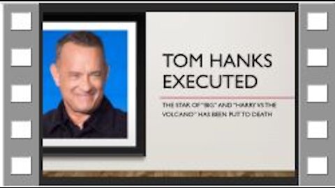 Actor Tom Hanks Executed at Diego Garcia